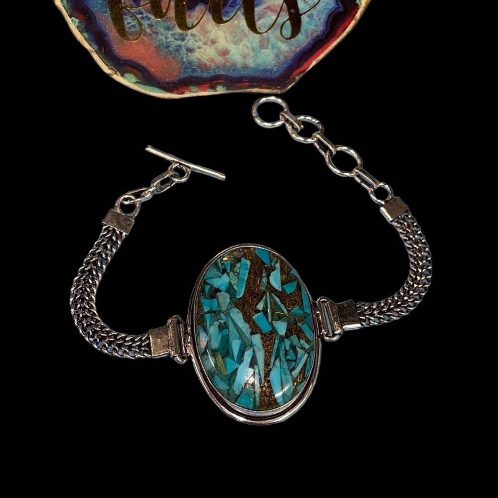 Copper Turquoise Bracelet